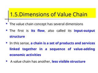 5 Column Value Chain Value chain Analysis and Development.ppt