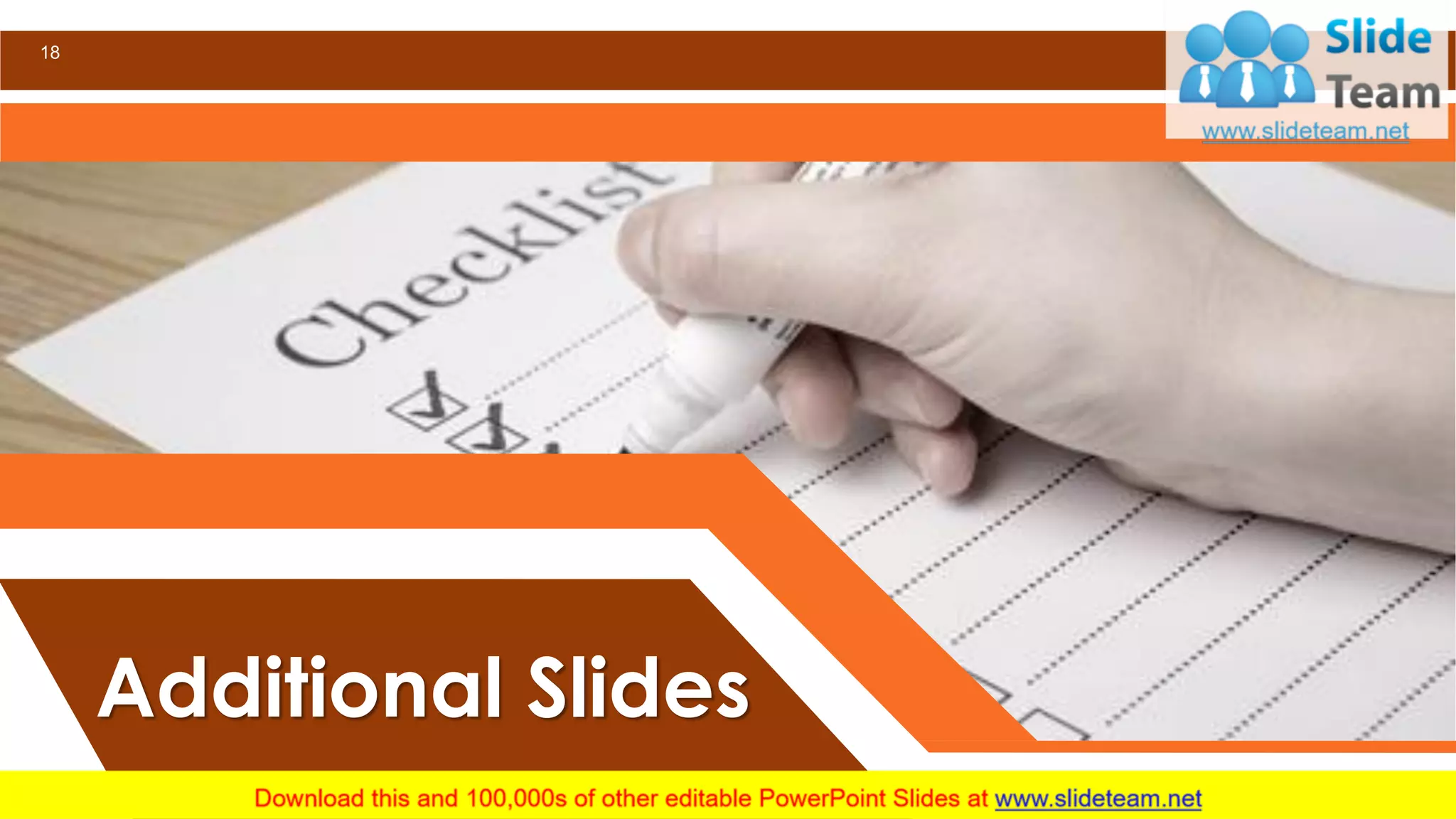 18
Additional Slides
 