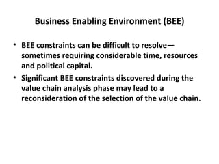 Value chain methodology: Potential use by the Ethiopian Livestock Feed (ELF) Project