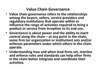 Value chain methodology: Potential use by the Ethiopian Livestock Feed (ELF) Project