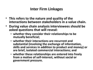 Value chain methodology: Potential use by the Ethiopian Livestock Feed (ELF) Project