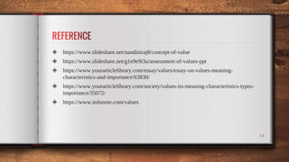 Value classification | PPTX