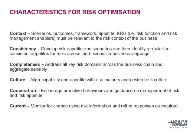 Value Creation Through Optimising Risk