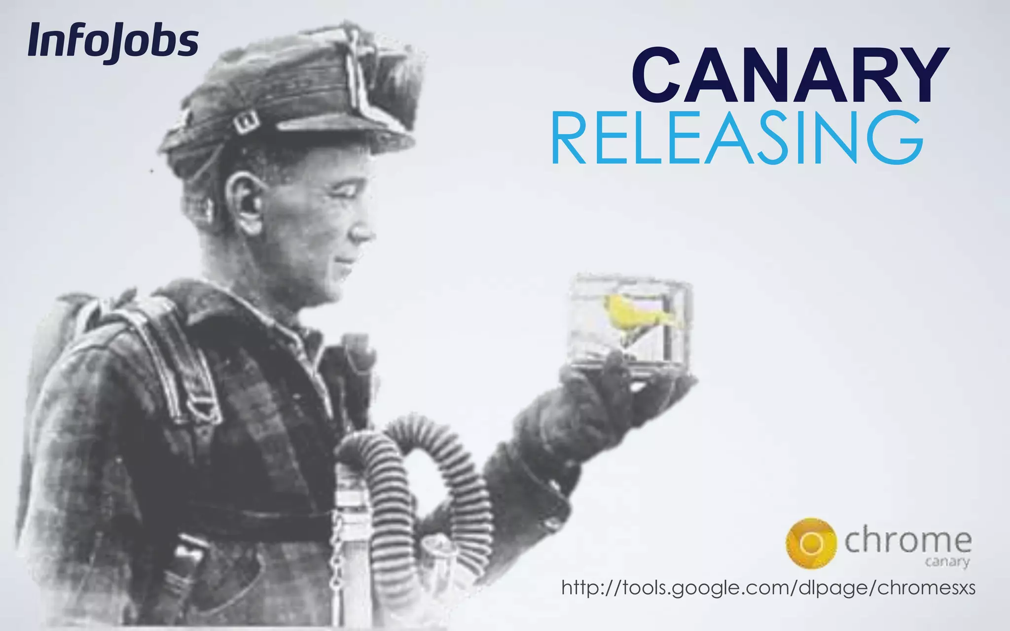 CANARY
RELEASING




http://tools.google.com/dlpage/chromesxs
 