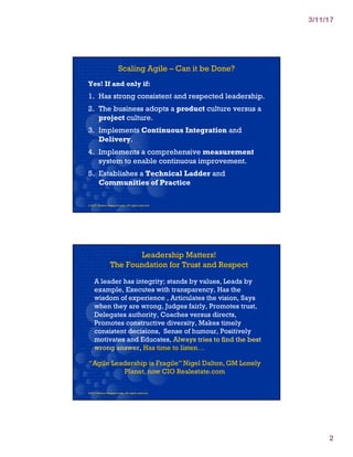 Value Driven Development by Dave Thomas | PDF