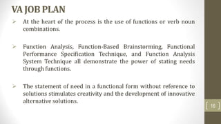 Value Engineering and value analysis with example | PPT