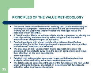 Value Engineering And Value Analysis | PPT