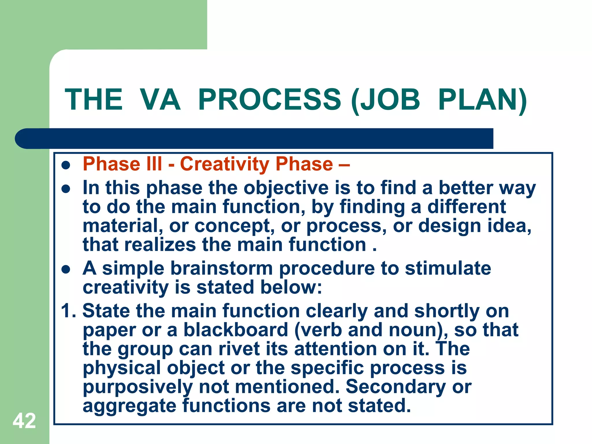 the SEQUENCE in which the activities are undertaken