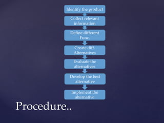 Value engineering pom | PPTX
