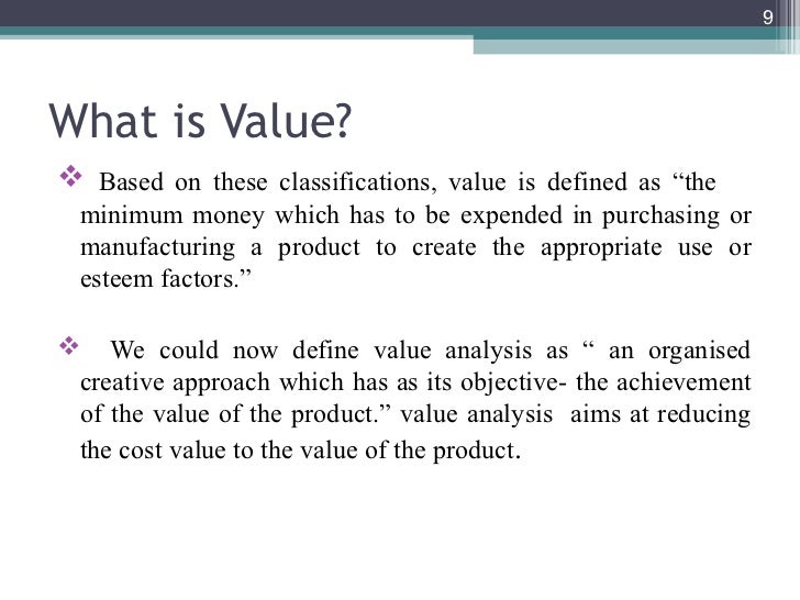 Value equation