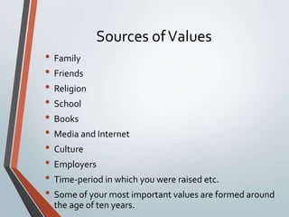Value & Ethics | PPTX
