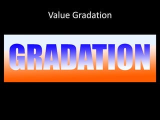 Value Gradation
 