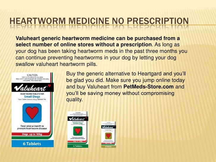 generic heartworm medicine