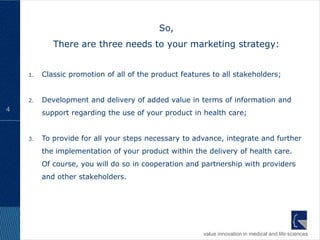 So,
            There are three needs to your marketing strategy:


    1.   Classic promotion of all of the product featu...