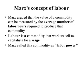 Value, labour and money.pptx notes on economic sociology | PPTX
