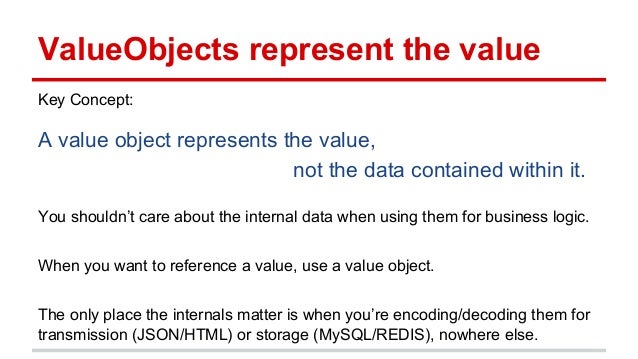 Value objects