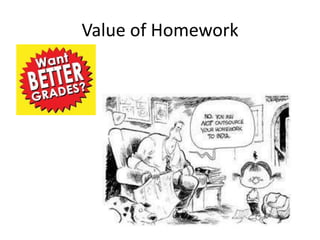 Value of Homework 