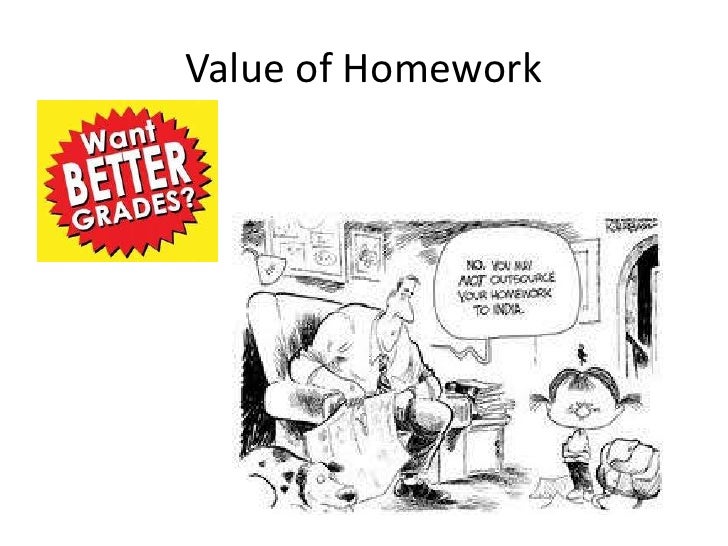 is there value in homework small speech