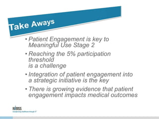 Value of Patient Engagement Technologies