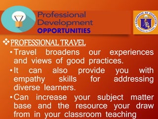 Value of professional development for teachers | PPTX