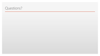 Click to edit Master text styles
Questions?
 