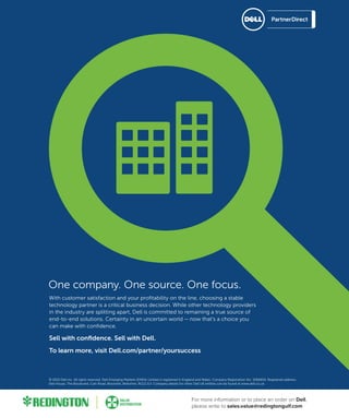 For more information or to place an order on Dell,
please write to sales.value@redingtongulf.com
 
