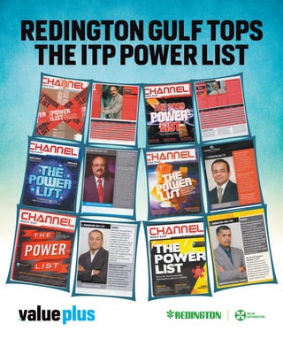 REDINGTONGULFTOPS
THEITPPOWERLIST
the
 