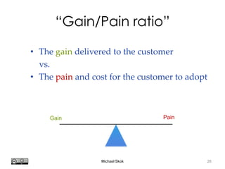 Harvard innovation lab : Michael J Skok : Startup Secrets : Value PropositionHi @mjskok
27
What is your compelling breakthrough?
Break something!
3 D
 