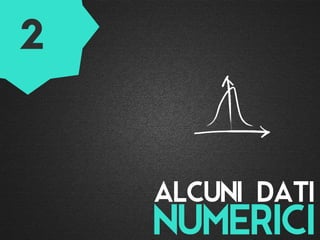 ALCUNI DATI
NUMERICI
2
 