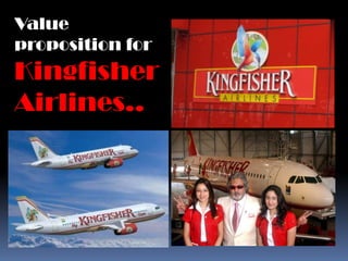 Value
proposition for
Kingfisher
Airlines..
 