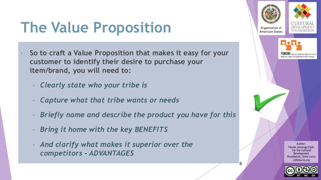 Value propositions and USP Unique Selling Position
