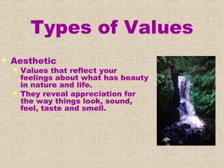 Values Sign Aestedic Values | PPT