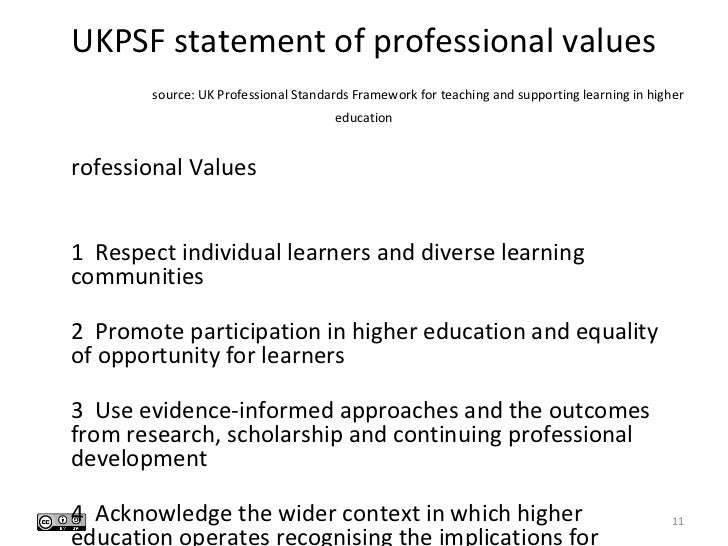 Values in Higher Education: Applying a disciplinary lens