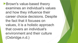 Values Based Development Model Values-Based Holistic Approach To Career Development.pptx