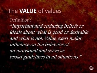 My core values
