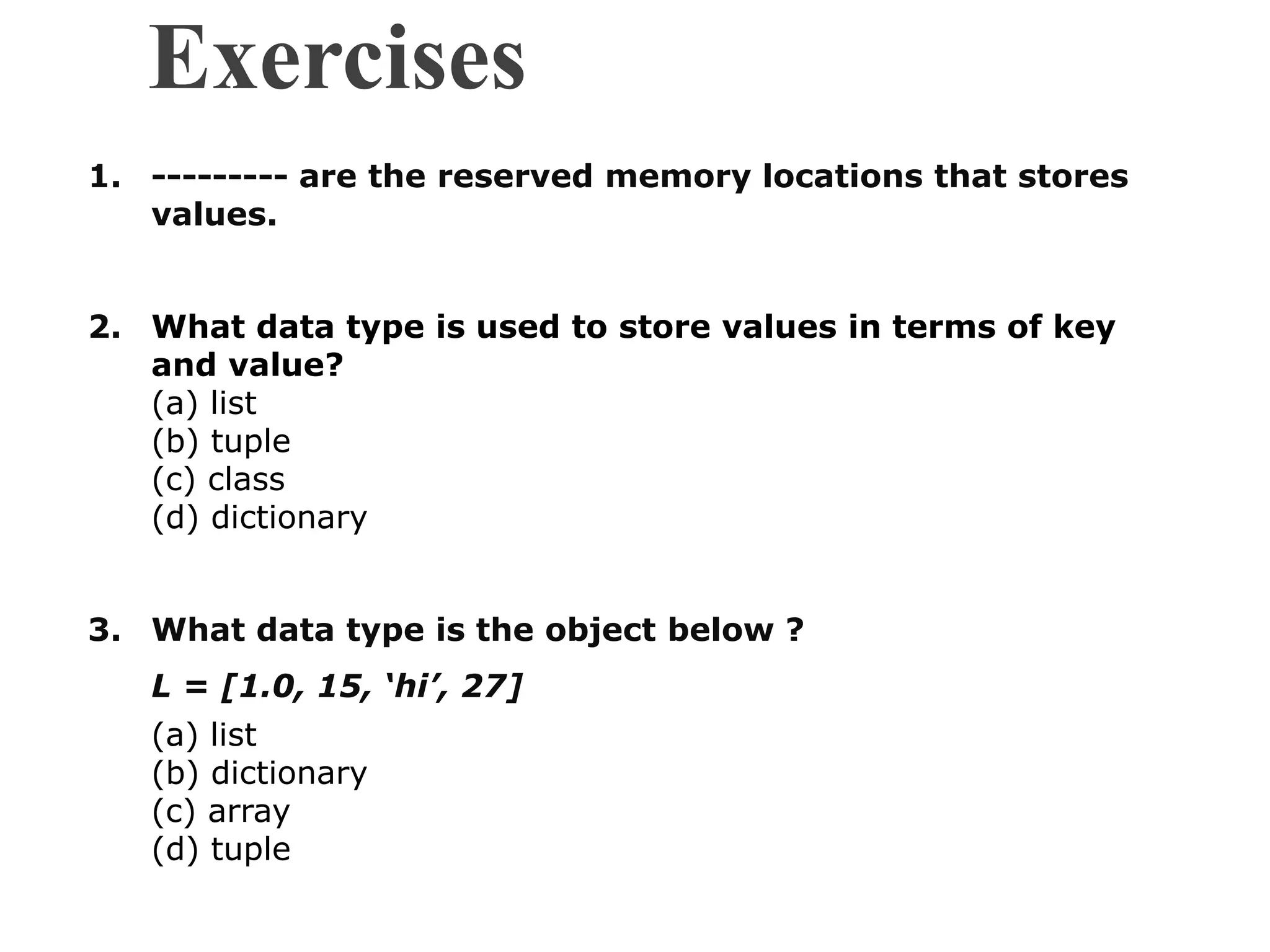 Values and Data types in python | PPTX
