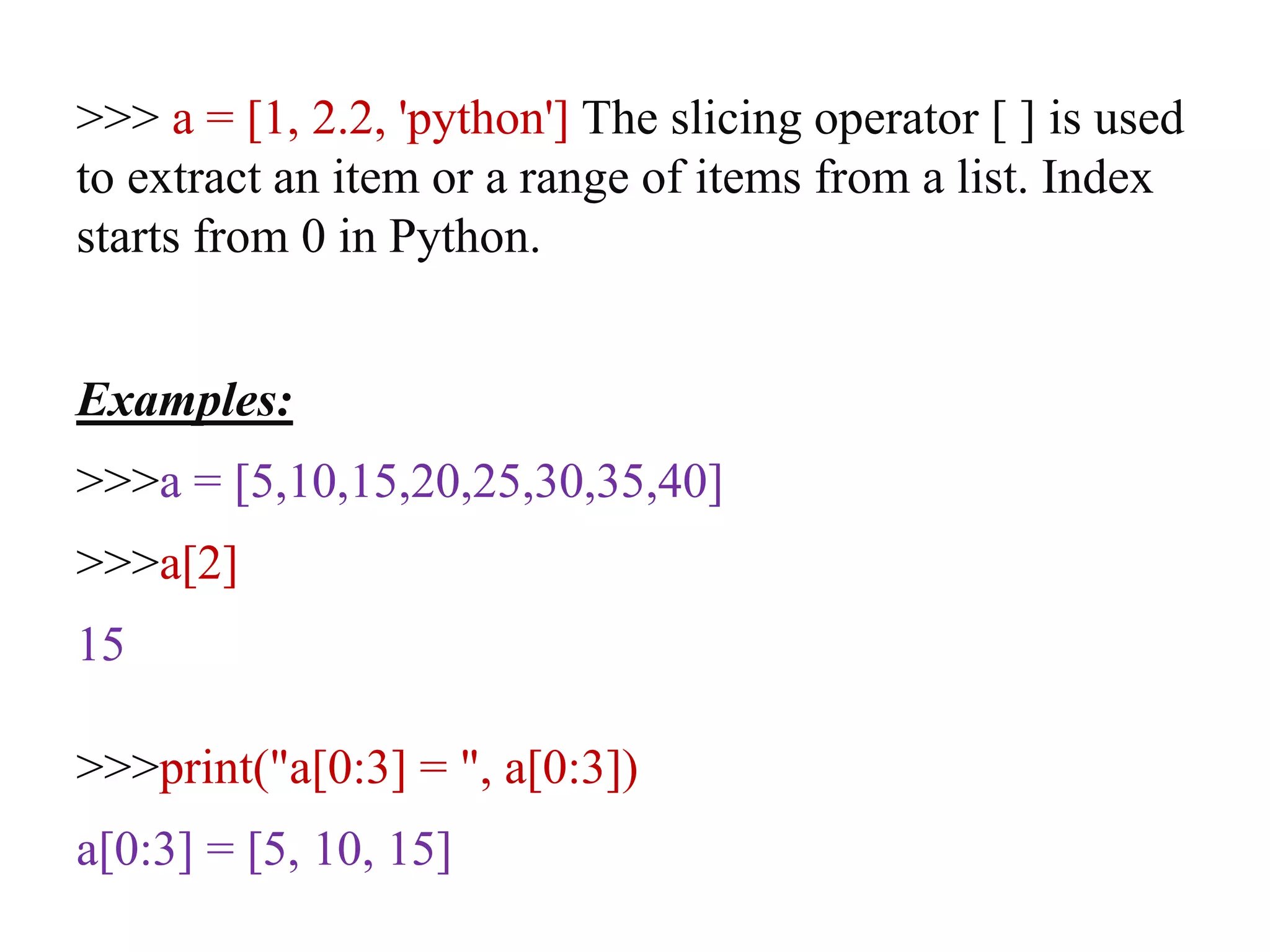Values and Data types in python | PPT
