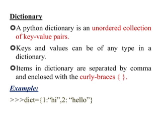 Values and Data types in python | PPTX