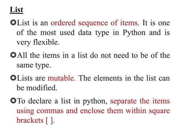 Values and Data types in python | PPTX