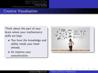 Ethics Definition Math Values and ethics in mathematics | PDF