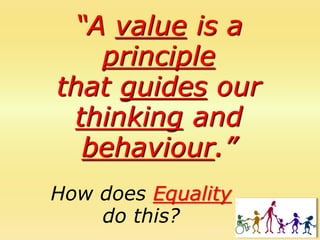 Values Assembly - Equality | PPTX