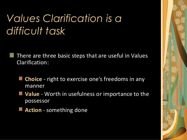 Values Clarification shawnt-francis