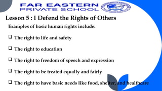 Basic Life Rights Understanding Human Dignity and Defending Human Rights in Everyday Life ...