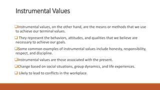 Value Set , professional values, value conflicts | PDF