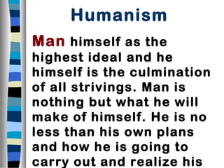 Humanitism Values formation | PPT