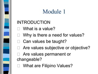 are values objective or subjective