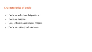 Values Based Goals Examples Values, Goals and their Standards.pptx
