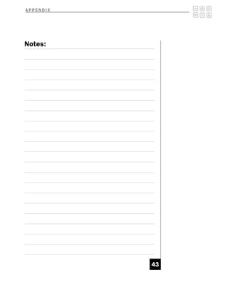APPENDIX




Notes:




           43
 