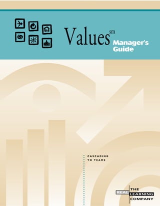 Values         sm
                Manager's
                Guide




   CASCADING
   TO TEAMS
 
