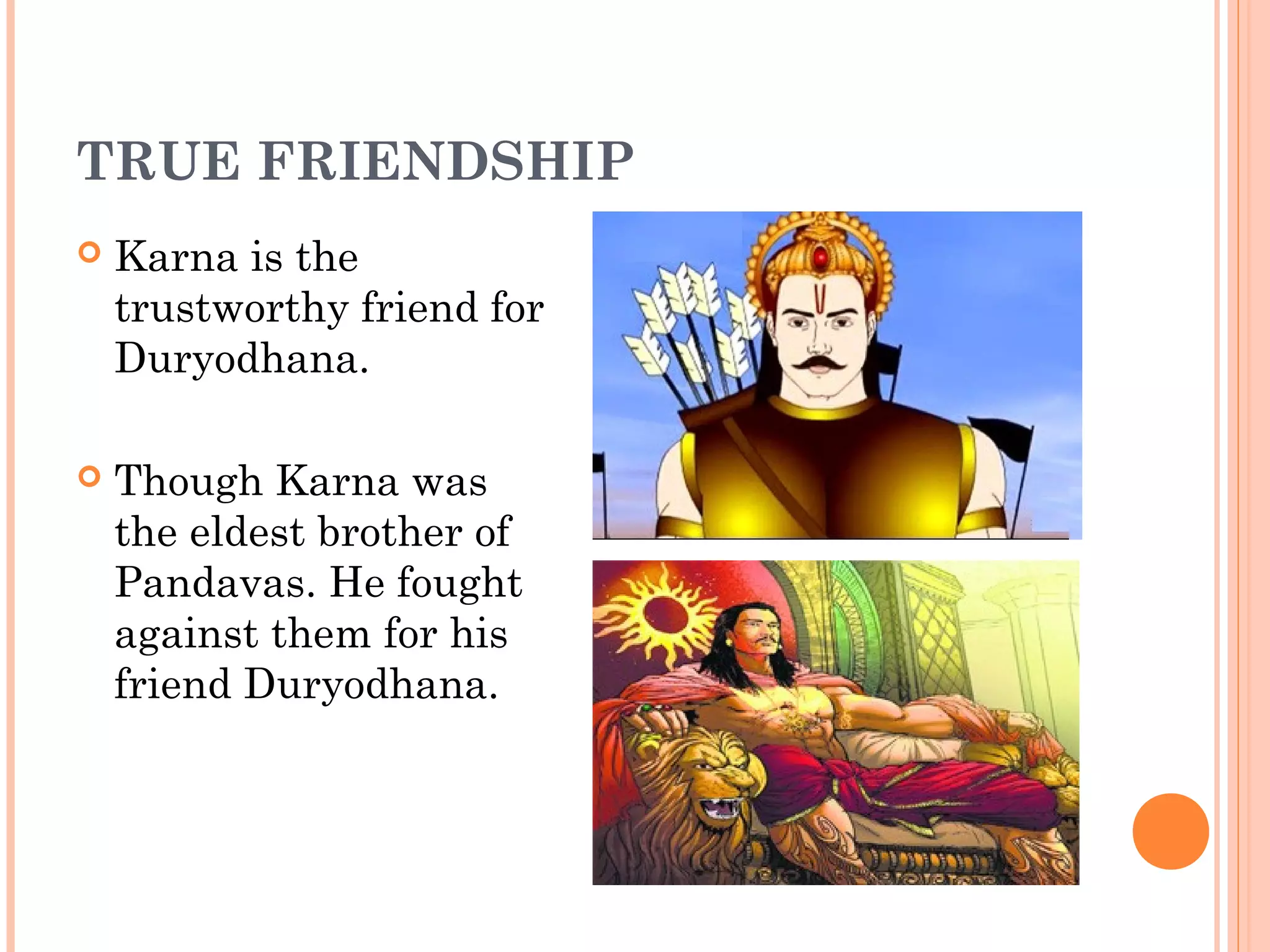 Values Of Mahabharata PPT values-of-mahabharata-ppt